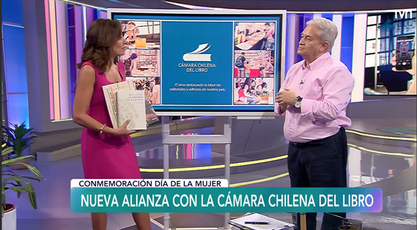 Cámara Chilena del Libro concreta nueva alianza con programa "Carmen Gloria a tu servicio" de TVN