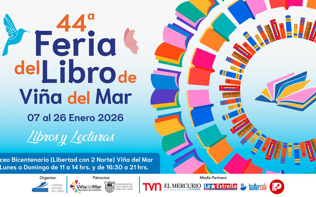 Con entrada gratuita y una amplia oferta literaria se dio el vamos a la 44ª Feria del Libro de Viña del Mar
