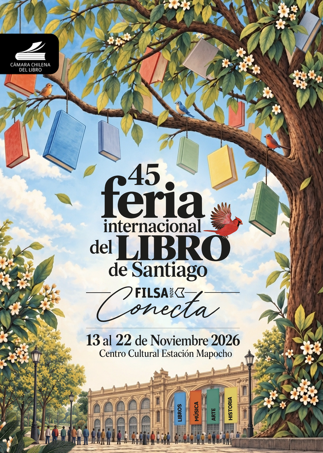 FILSA 2026 abre sus puertas para conectar a lectores con sus autores en el Centro Cultural Estación Mapocho
